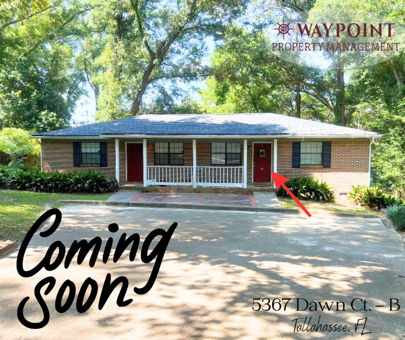 Tallahassee House: 5367 Dawn Court Unit B