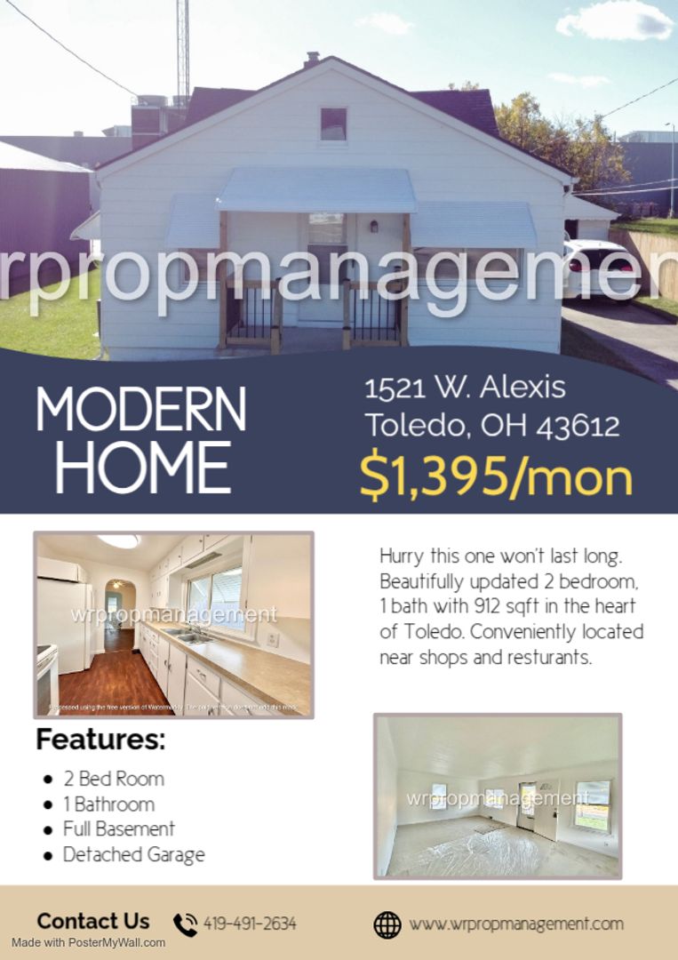 Toledo House: 1521 W Alexis Rd