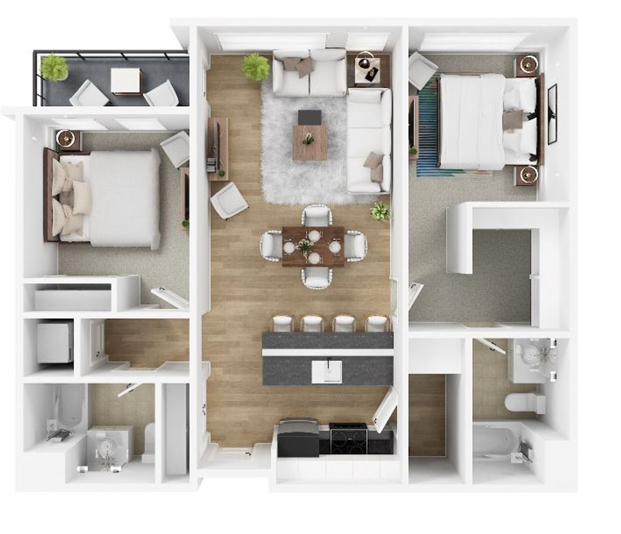 Rome Apartment: 85-86 Hangar Rd.