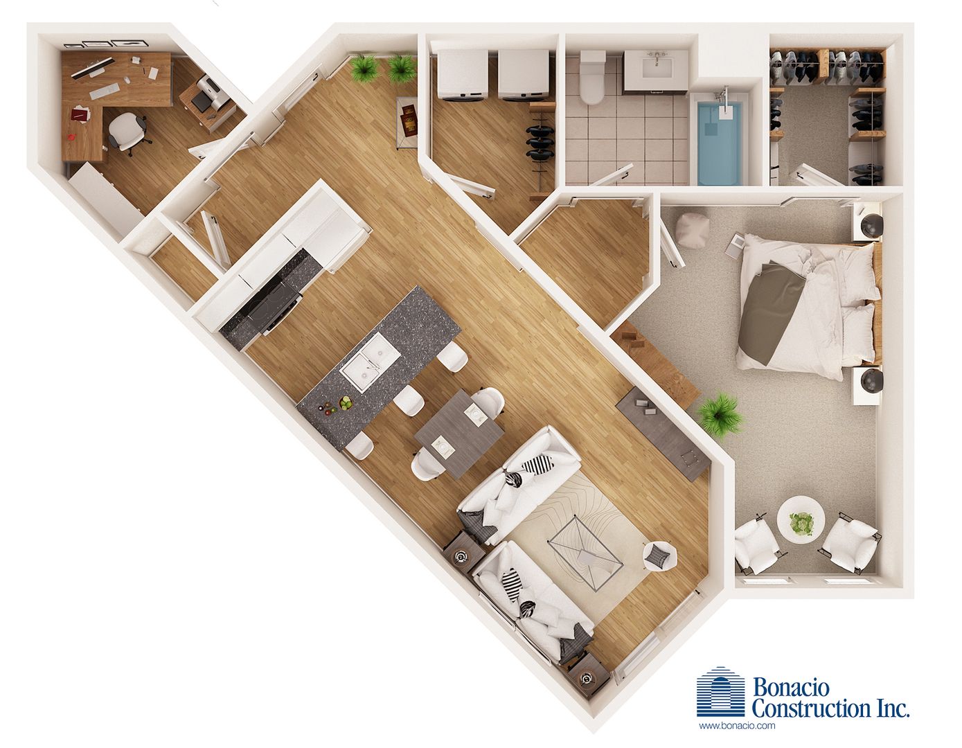 Rome Apartment: 85-86 Hangar Rd.