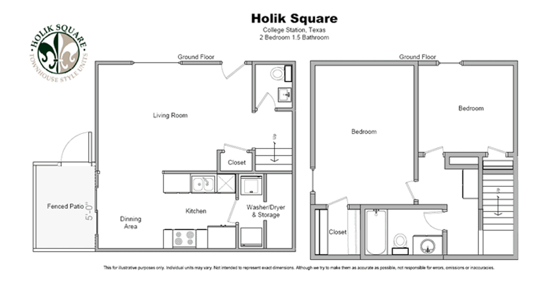 College Station Apartment: 1100 - 1110 A-D Holik Drive