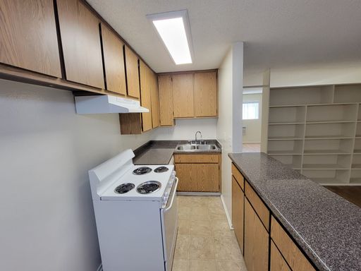 Jr 1 bedroom with wall divider.