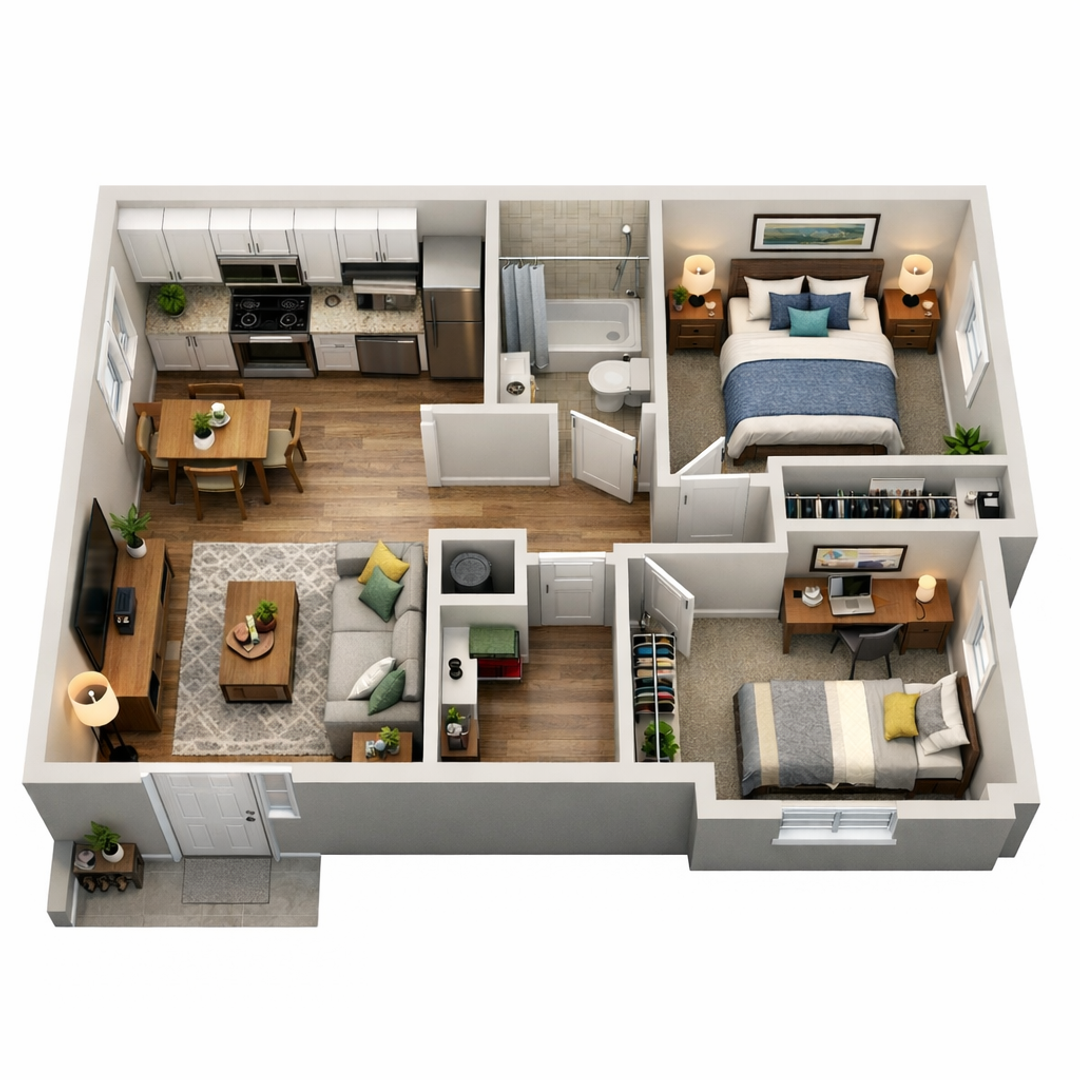 Palmetto Apartment: 900 21st St. E