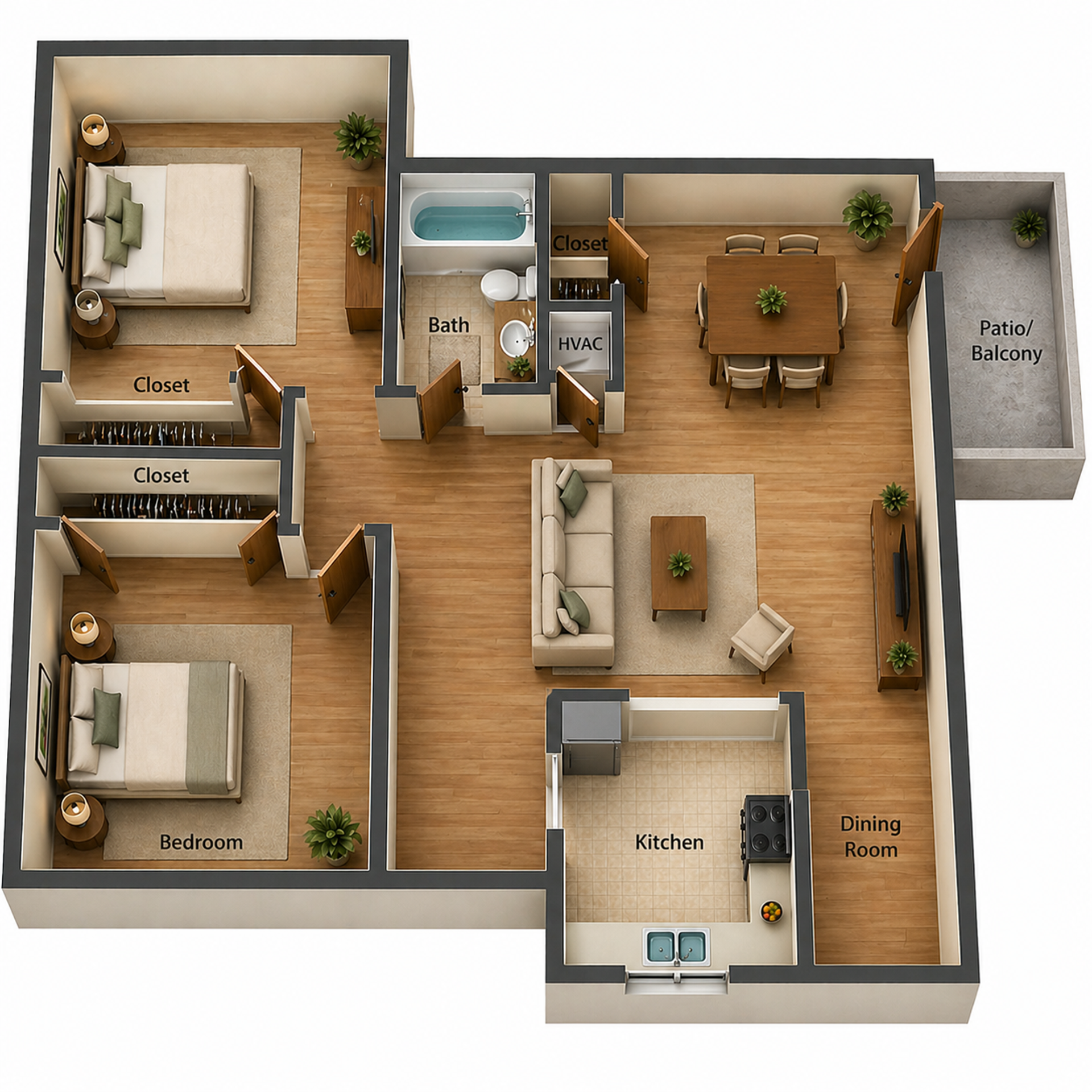 6917 Silver Run Dr. Apt. 201, 30-201 – photo 1