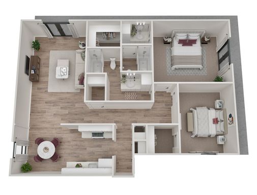 Renovated 2 Bedroom 2 Bath, W/D in Home, with Plenty of Amenities and Upgrades! – photo 1