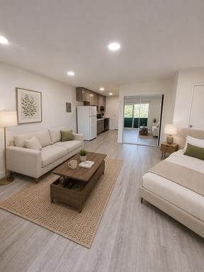 Renovated Large Front Unit Studio with Balcony – photo 1