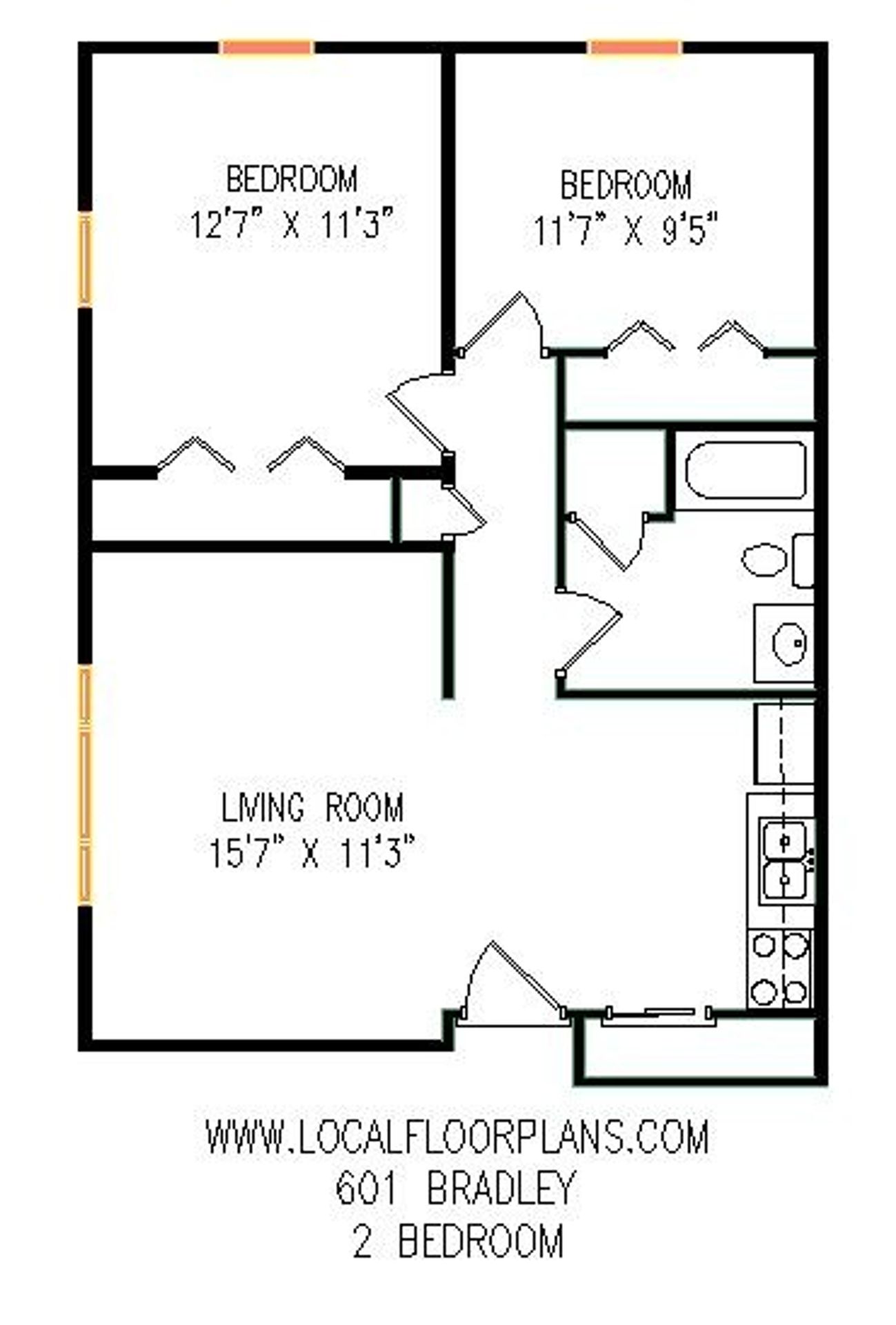 Bloomington Apartment: 601 Bradley Dr