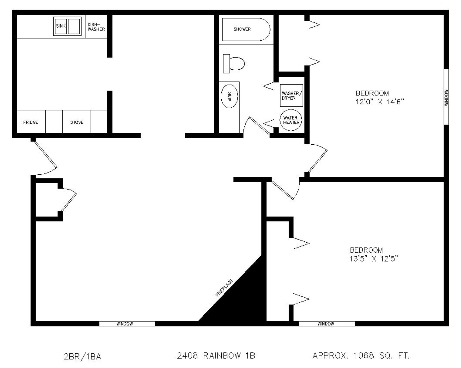 Bloomington Apartment: 2408 Rainbow Ave