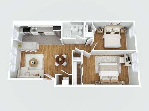 The Hawthorne: Open-Concept Two-Bedroom Living – photo 1