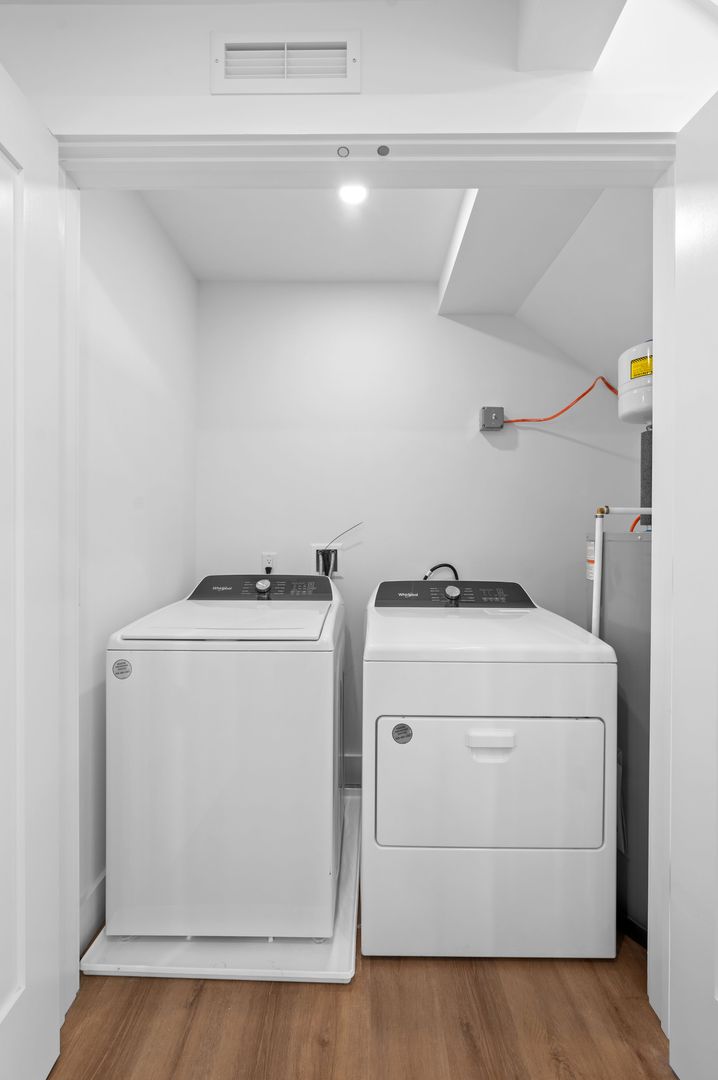 Laundry room at The Metropolitan Narberth Square