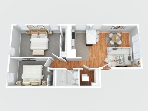 The Linden: Light-Filled Two-Bedroom Corner Apartment