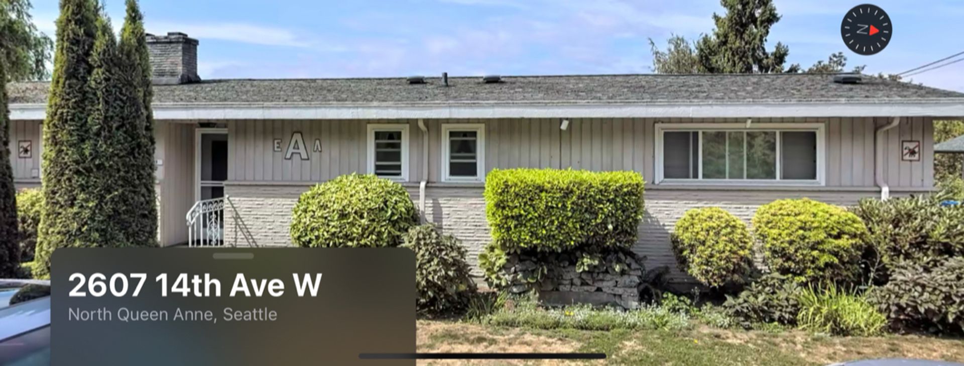 Seattle Apartment: 2601 14th Ave W