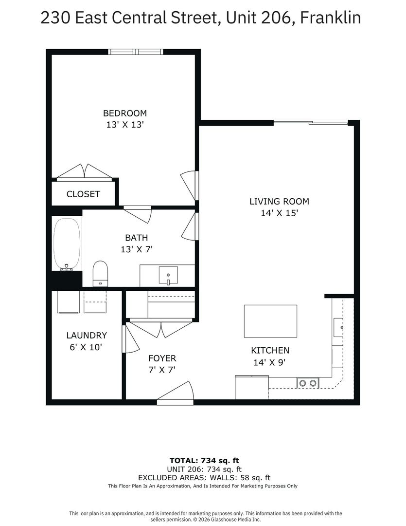 Franklin Apartment: 230 East Central Street