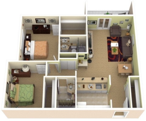 Lauderdale Apartment: 1611 Pleasant Street